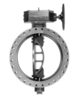 AWWA double eccentric soft seal butterfly Valve