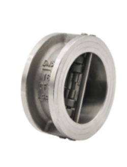 Double disc check valve