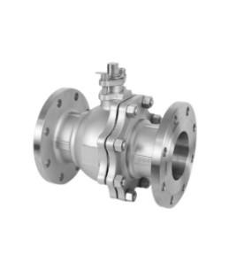 válvula esférica flangeada para sistemas industriais de tubulação e óleo e gás
