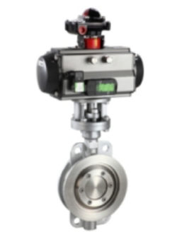 three eccentric butterfly valve