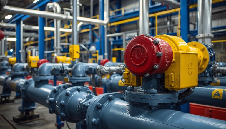 industrial valve applications in oil gas water treatment chemical industry