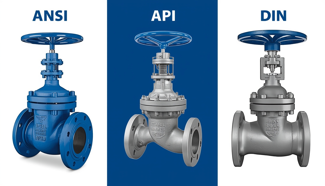 ANSI vs API vs DIN: Valve Standards Explained