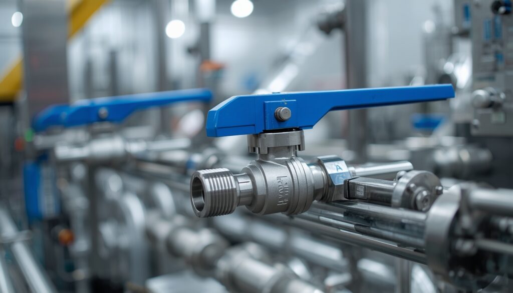 Válvulas farmacêuticas OEM & ODM em aço inoxidável utilizadas em sistemas limpos de processamento farmacêutico