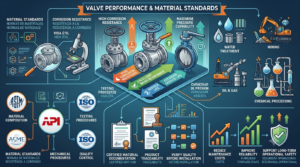 Industrial valve material standards for corrosion-resistant valves in harsh industrial environments