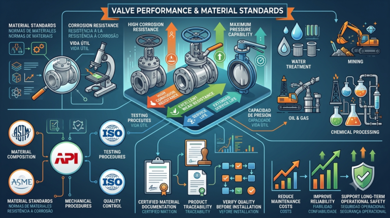 Industrial valve material standards for corrosion-resistant valves in harsh industrial environments