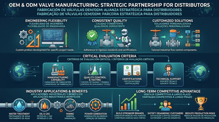 OEM & ODM valve manufacturing process for industrial valve distributors